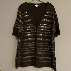 Black cardigan size 2x ,